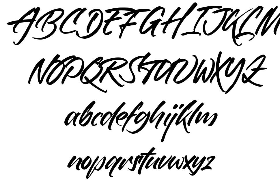 Rollingtime font specimens