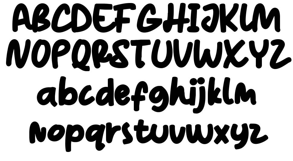 Roman Jelly 字形 标本