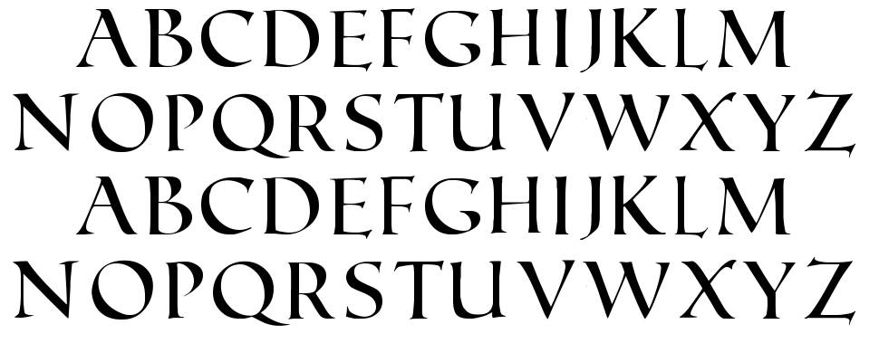 Roman SD 字形 标本