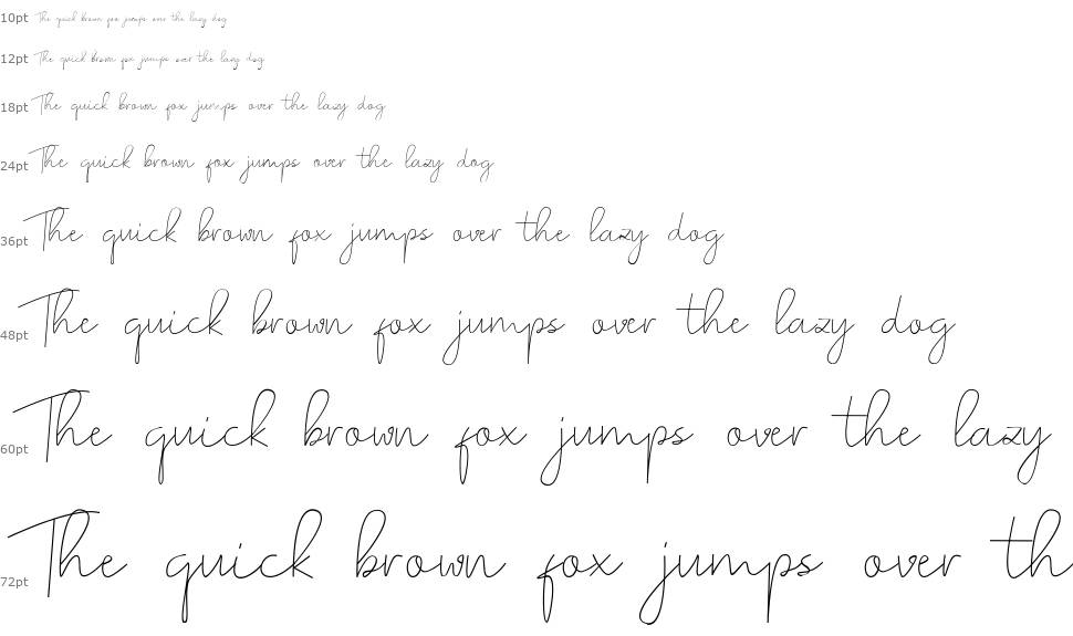 Romance Script font Şelale