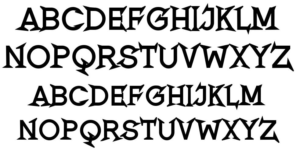 Romanicum font specimens