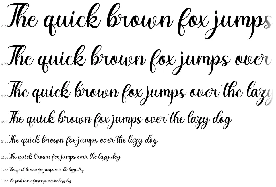 Romantic Datesfont waterfall