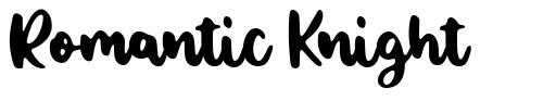 Romantic Knight font