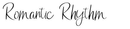 Romantic Rhythm 字形