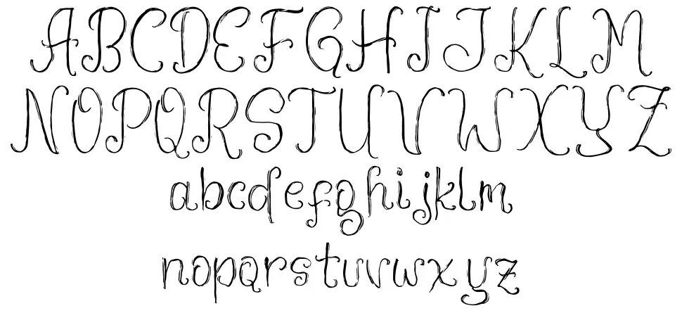 Romantyc Goblins font specimens