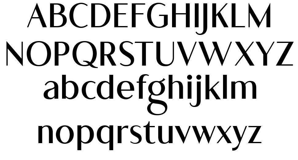 Romelio Sans font specimens