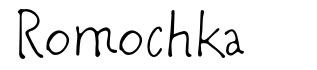 Romochka 字形