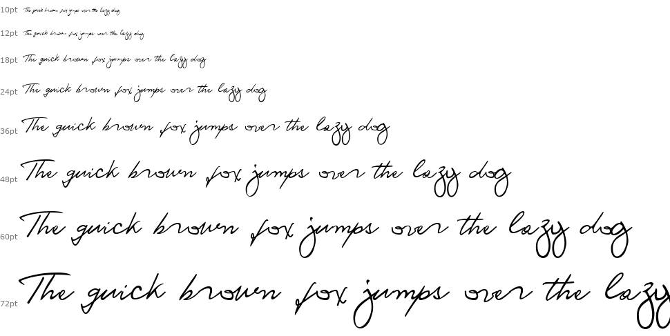 Ronald Handwriting font Şelale