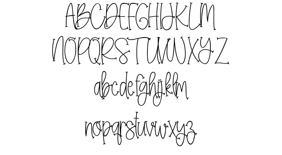Rookey font Örnekler