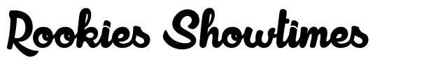 Rookies Showtimes шрифт