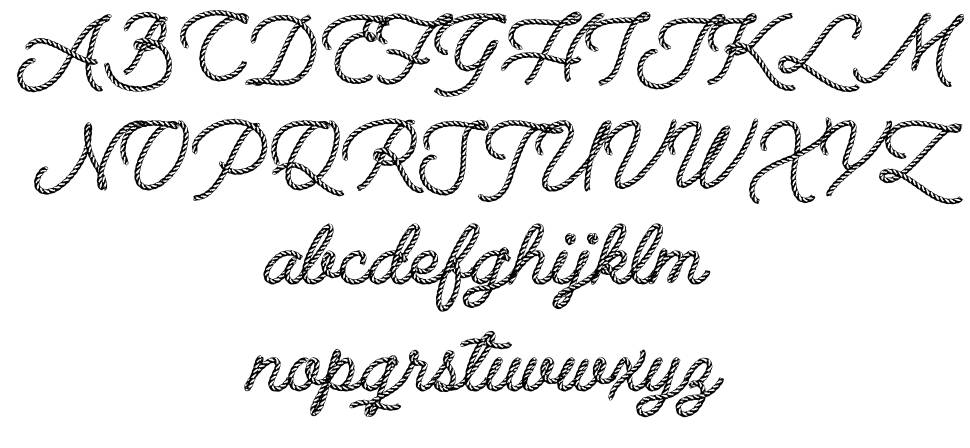 Ropest font Örnekler