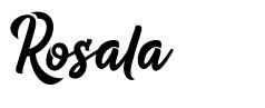 Rosala шрифт