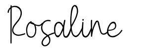 Rosaline шрифт