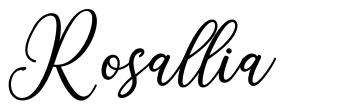 Rosallia font