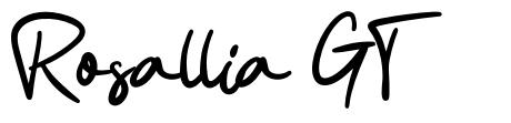 Rosallia GT font