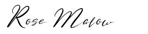 Rose Malow шрифт