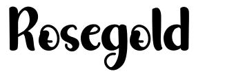 Rosegold 字形