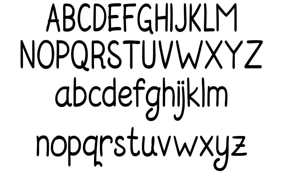 Rosella Sans 字形 标本