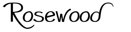 Rosewood font