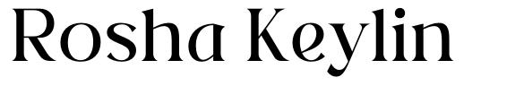 Rosha Keylin 字形