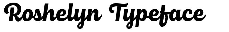 Roshelyn Typeface fonte