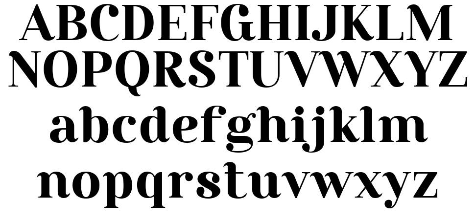 Rosmatika font specimens