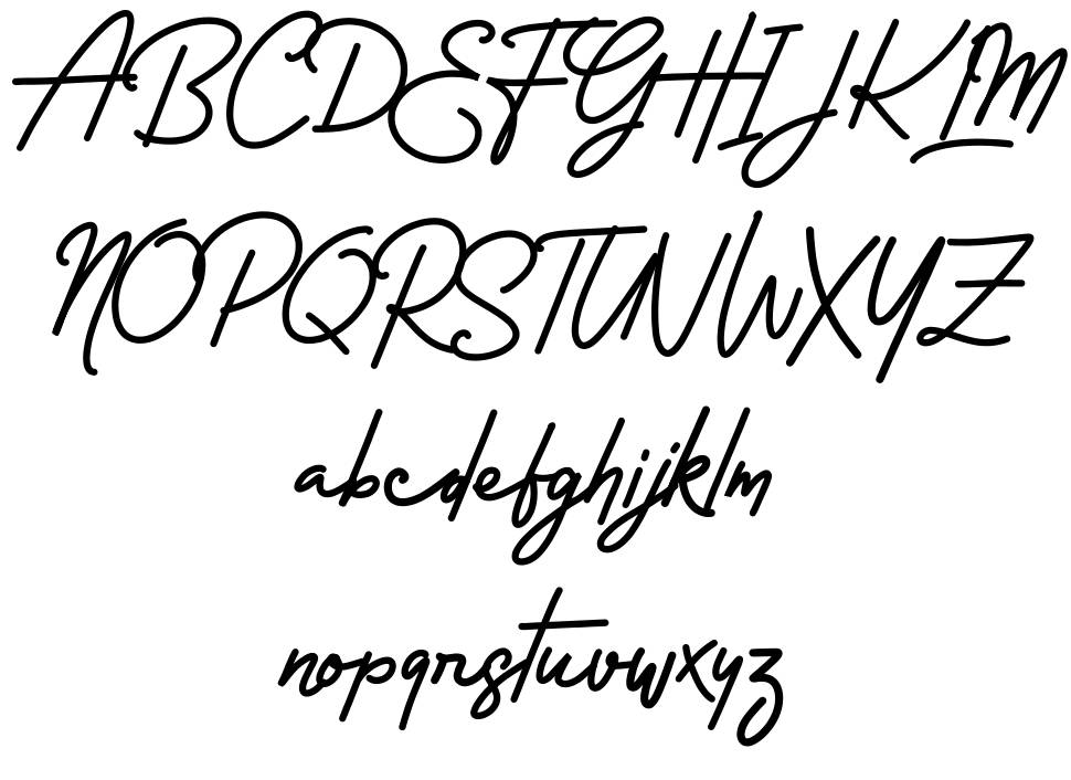 Rossela 字形 标本