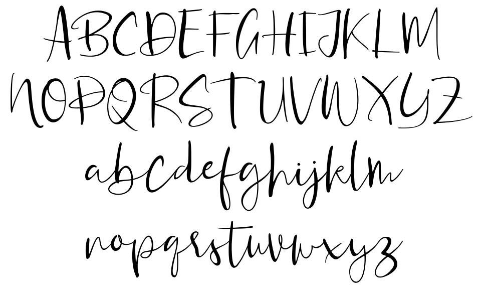 Rossetta font Örnekler
