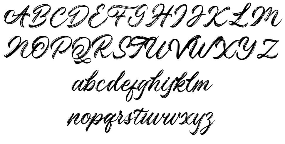Rosskey font specimens