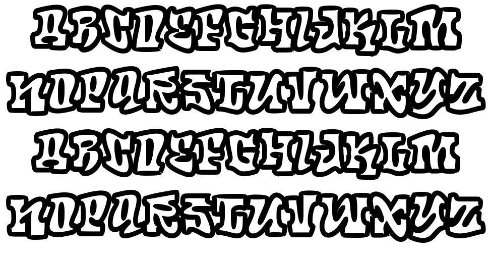 RoteFlora 字形 标本