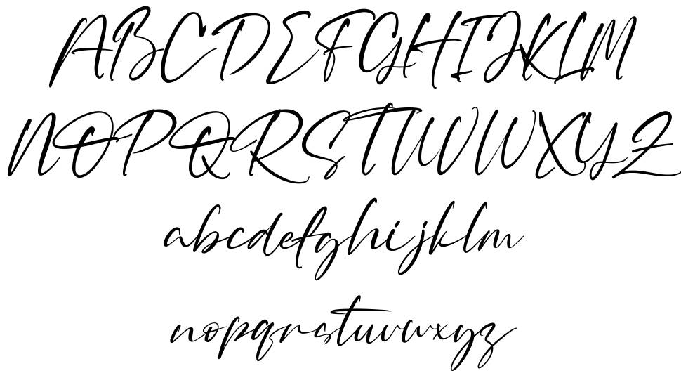 Rotenfold schriftart vorschau