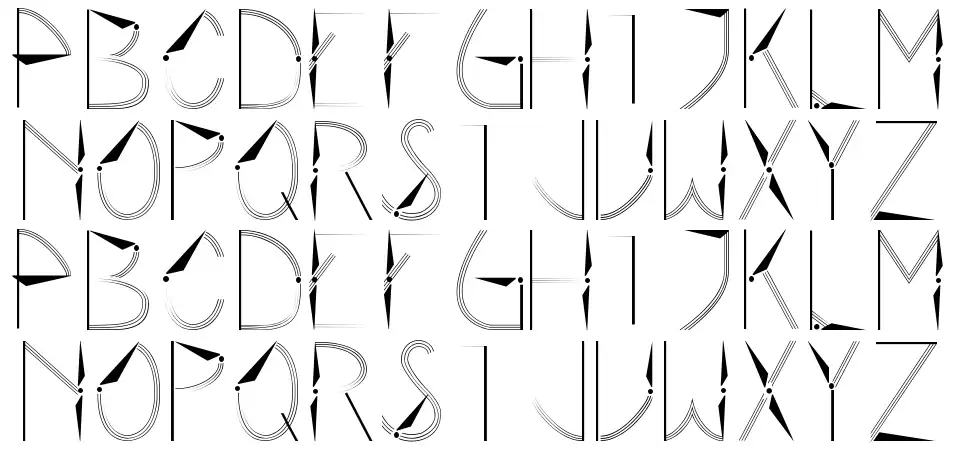 Rotorfont specimens