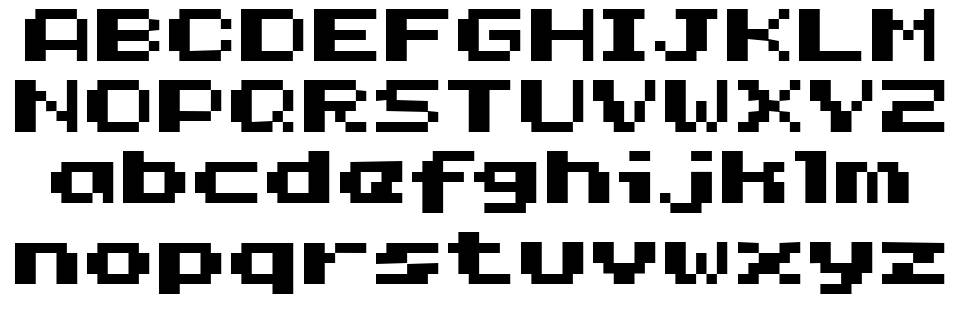 RotorBoy font specimens