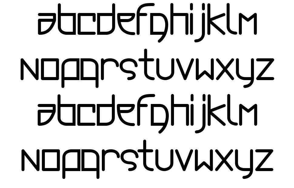 Rotox font specimens