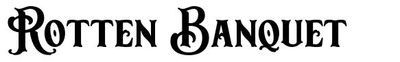 Rotten Banquet font