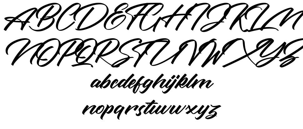 Rotterdalle font specimens