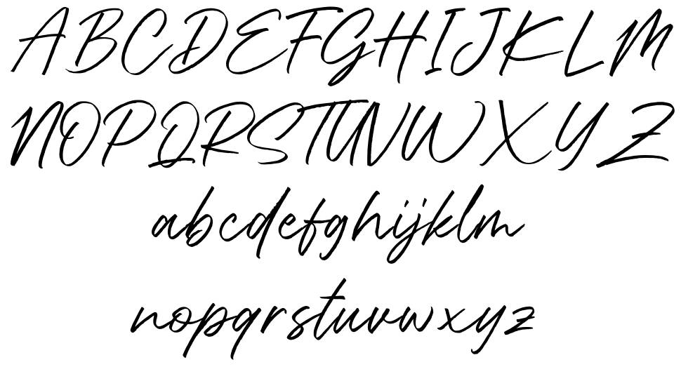 Rottersand 字形 标本