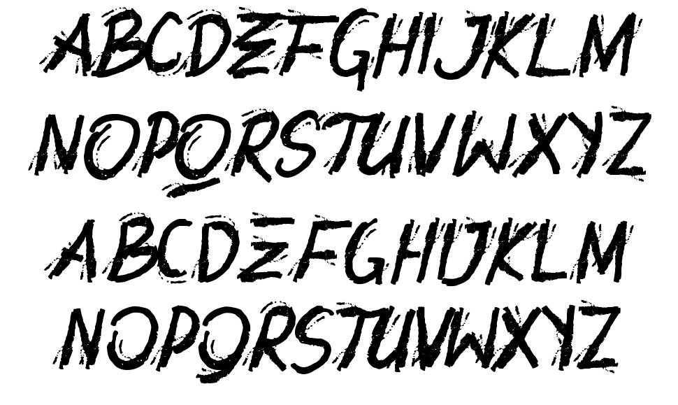 Rottorant font Örnekler