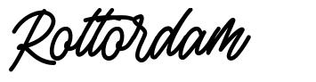 Rottordam 字形