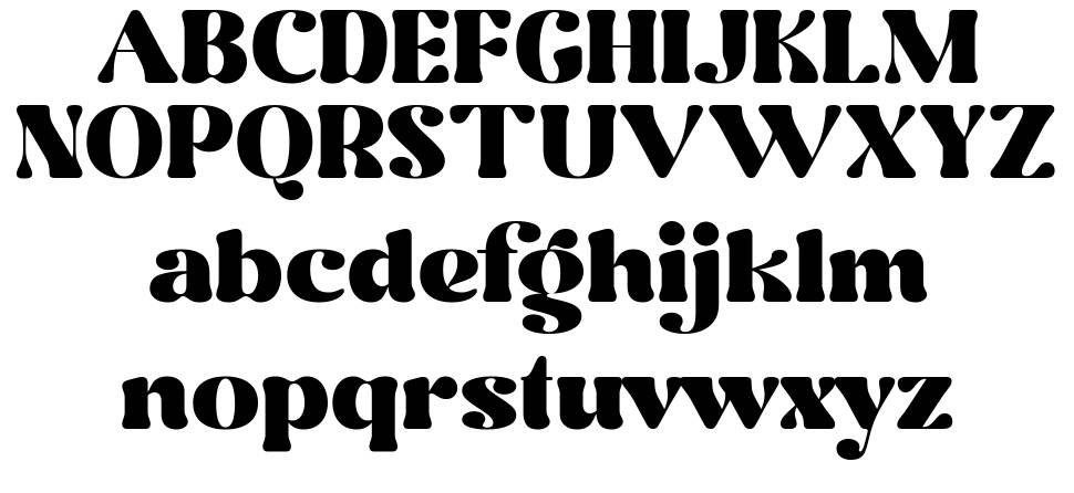 Rottran font specimens