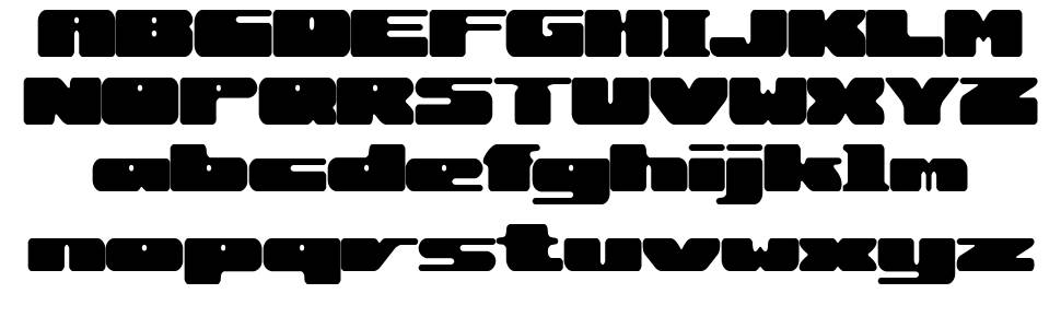 Rotund BRK font specimens