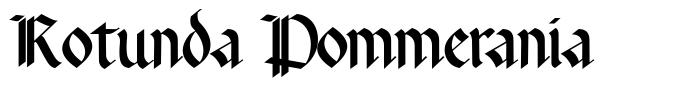 Rotunda Pommerania шрифт