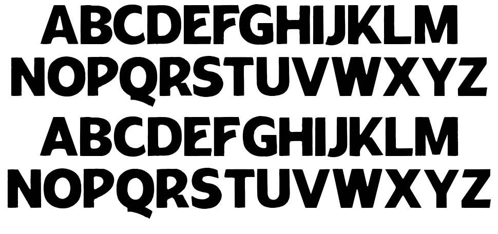 Rougant font Örnekler