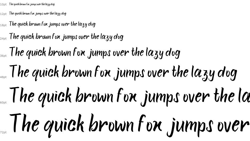 Rouge font Waterfall