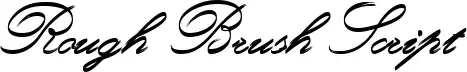 Rough Brush Script