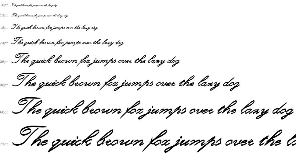 Rough Brush Script fuente Cascada