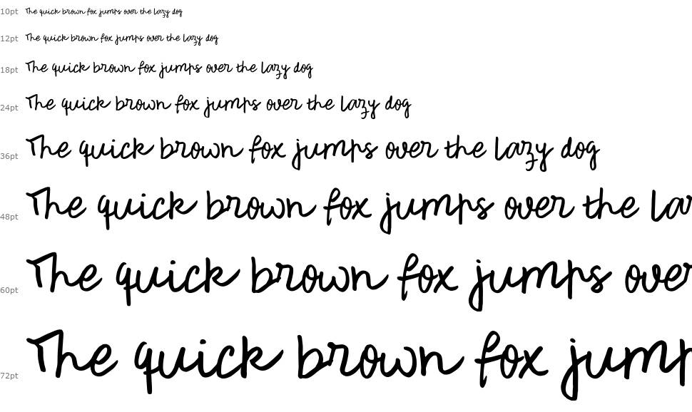 Rough Notes font Waterfall