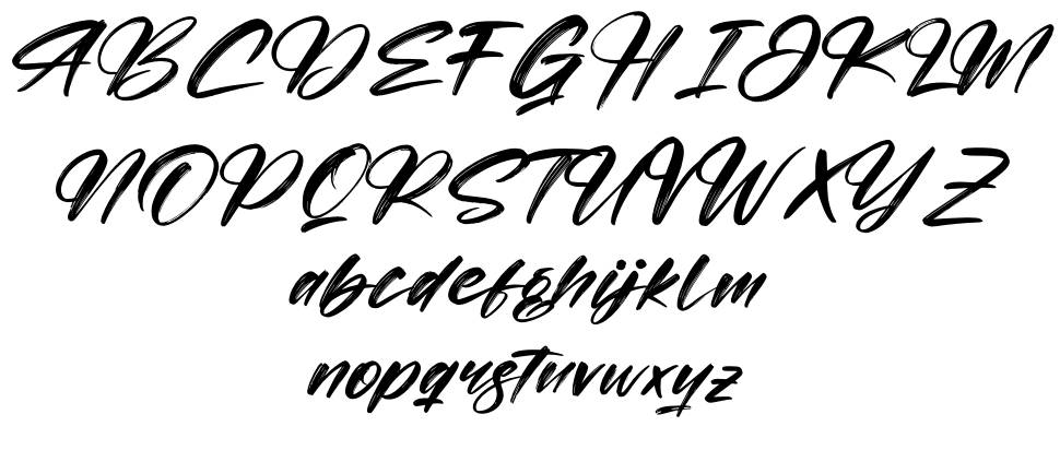 Roughton Bogatha 字形 标本