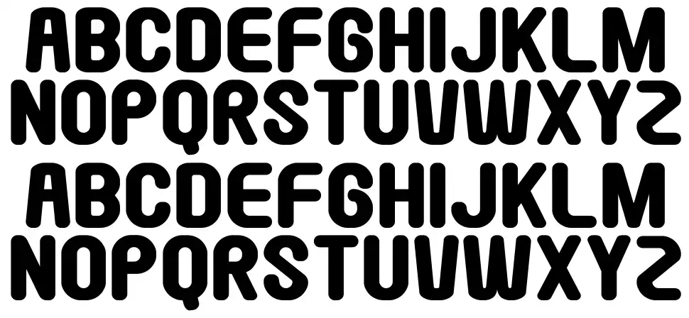 Round Pop font specimens