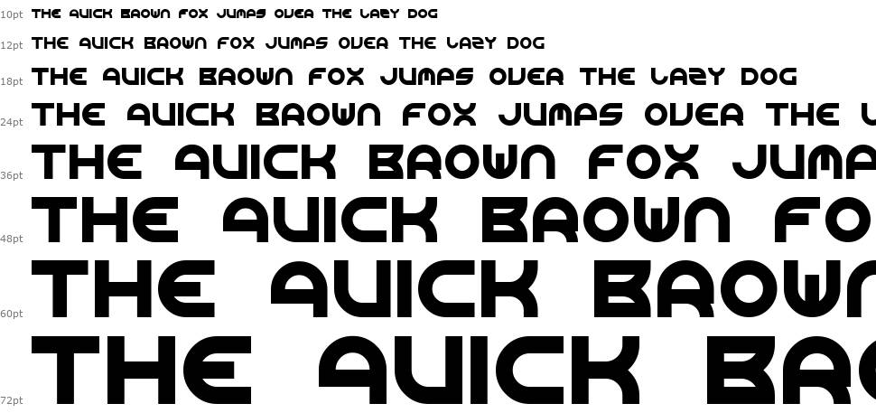 Rounded Line 7 font Waterfall